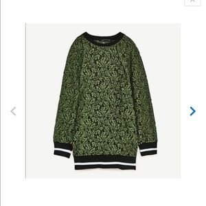 Zara lace sweatshirt